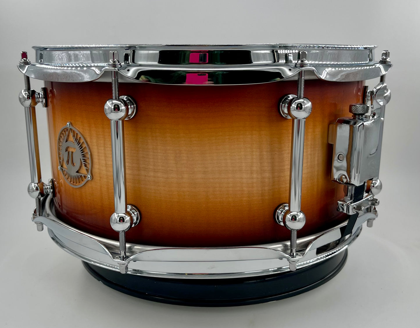 Pi Drum Company Curly Maple over Maple Shell 13x6.5-Pi Drum Company-Atlanta Drum Shop