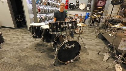 *MINT TIME CAPSULE* Pearl 1981 Maple 6-Piece Kit in Jet Black