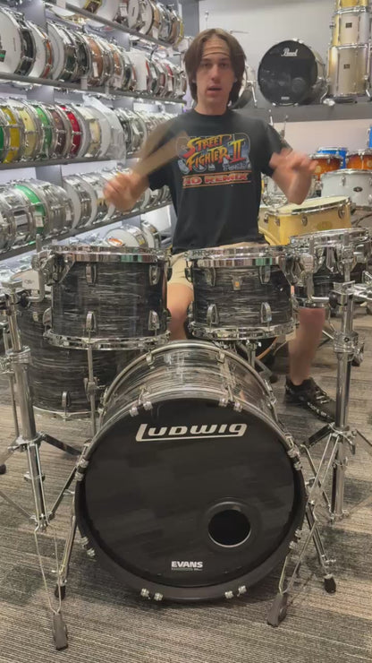 Ludwig Classic Oak 5-Piece Kit in Oyster Black Pearl - 2023