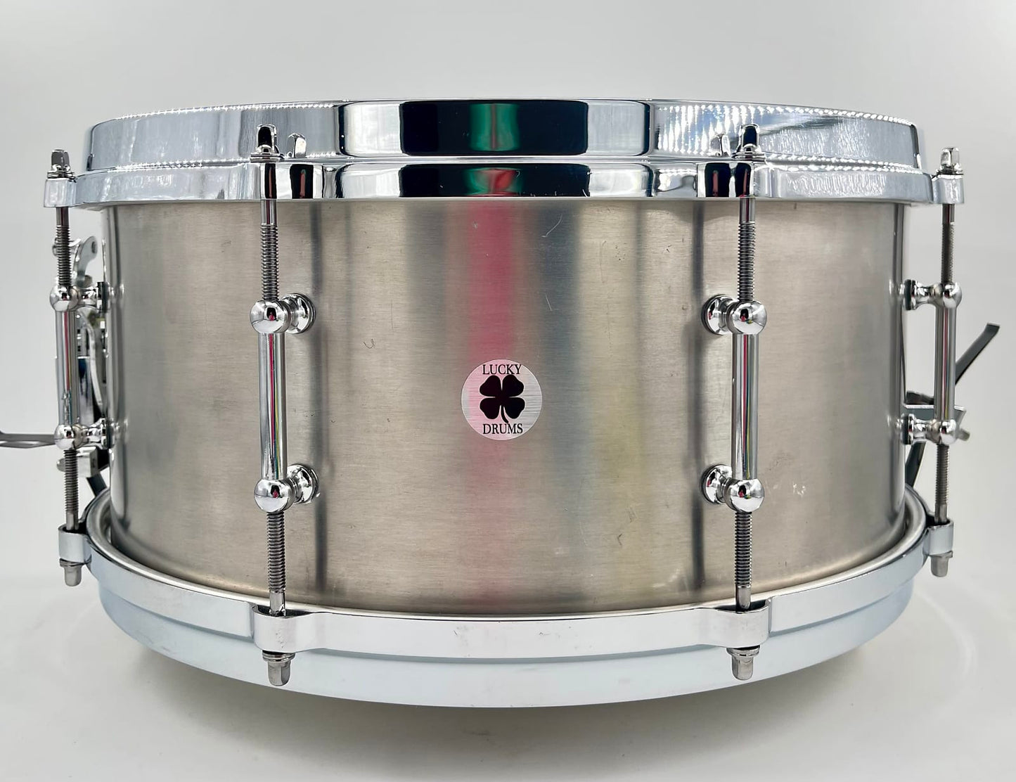 Lucky Drums Company 14"x7" Aluminum Snare Drum
