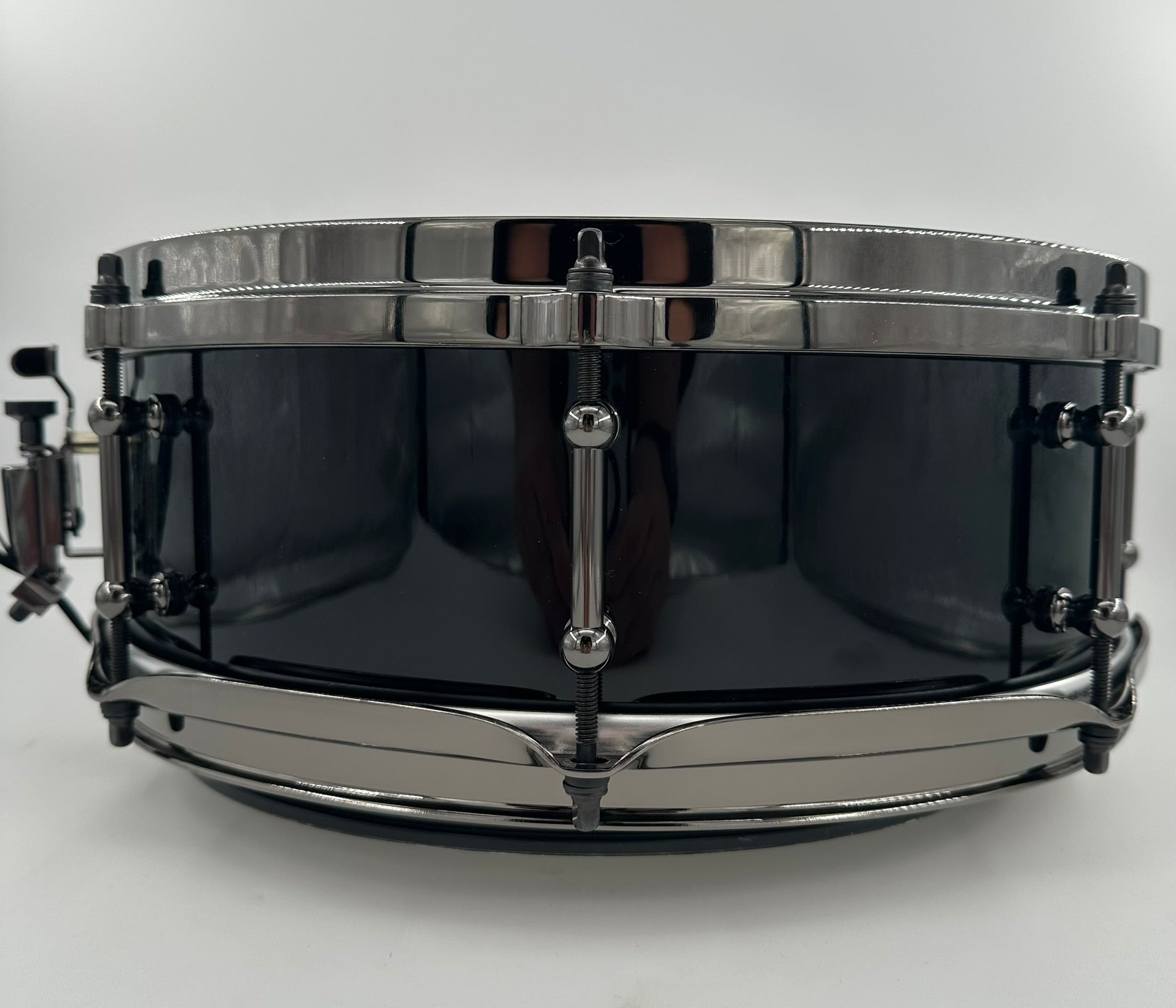 Montineri Custom 5"x14" "Murder Black" 10-Ply Jasper Maple Snare-Montineri-Atlanta Drum Shop