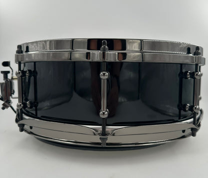 Montineri Custom 5"x14" "Murder Black" 10-Ply Jasper Maple Snare-Montineri-Atlanta Drum Shop