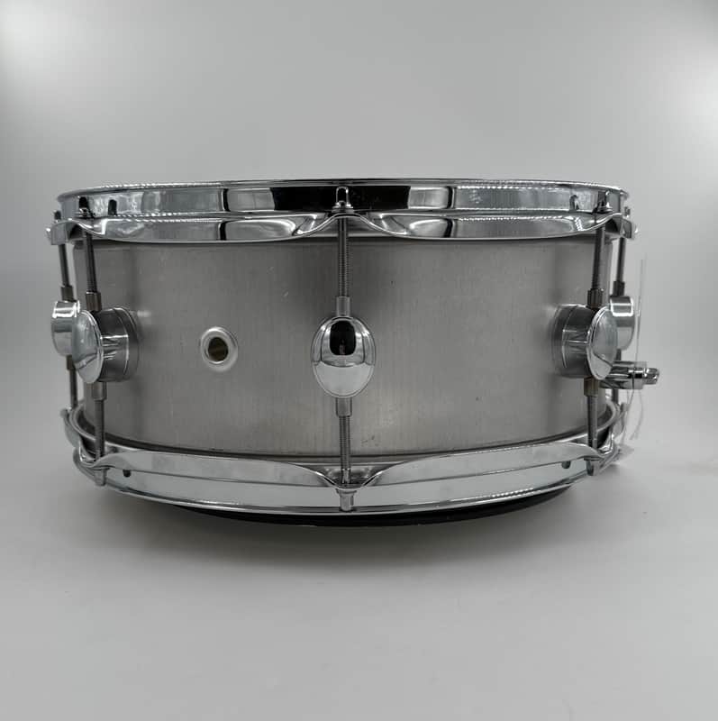 Lucky 14” x 5.75” Brushed Aluminum Snare-Lucky Drum Co-Atlanta Drum Shop