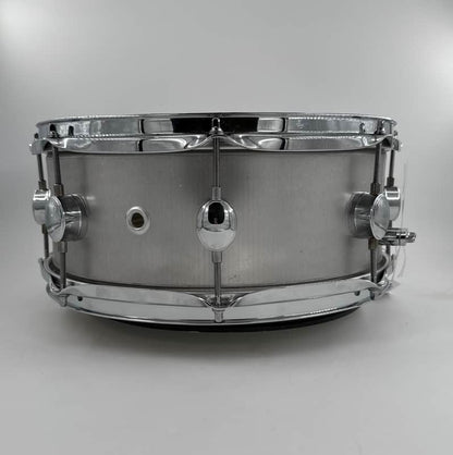 Lucky 14” x 5.75” Brushed Aluminum Snare-Lucky Drum Co-Atlanta Drum Shop