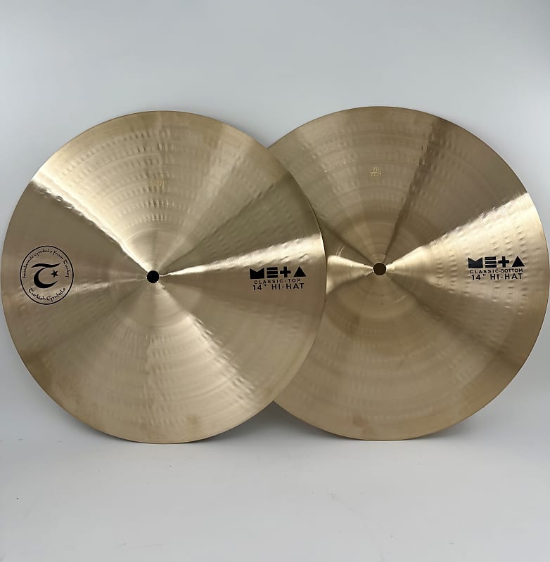Turkish Cymbals Meta Classic Hi-Hats - 14" Brand New