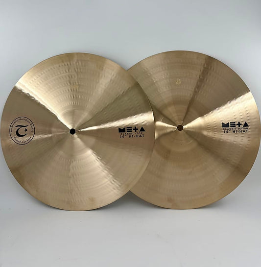 Turkish Cymbals Meta Classic Hi-Hats - 14" Brand New