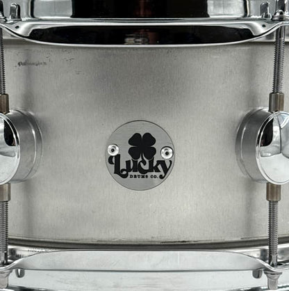 Lucky 14” x 5.75” Brushed Aluminum Snare-Lucky Drum Co-Atlanta Drum Shop