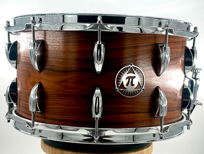 Pi Drum Company 14" x 7" Rosewood/Walnut Snare-Pi Drum Company-Atlanta Drum Shop