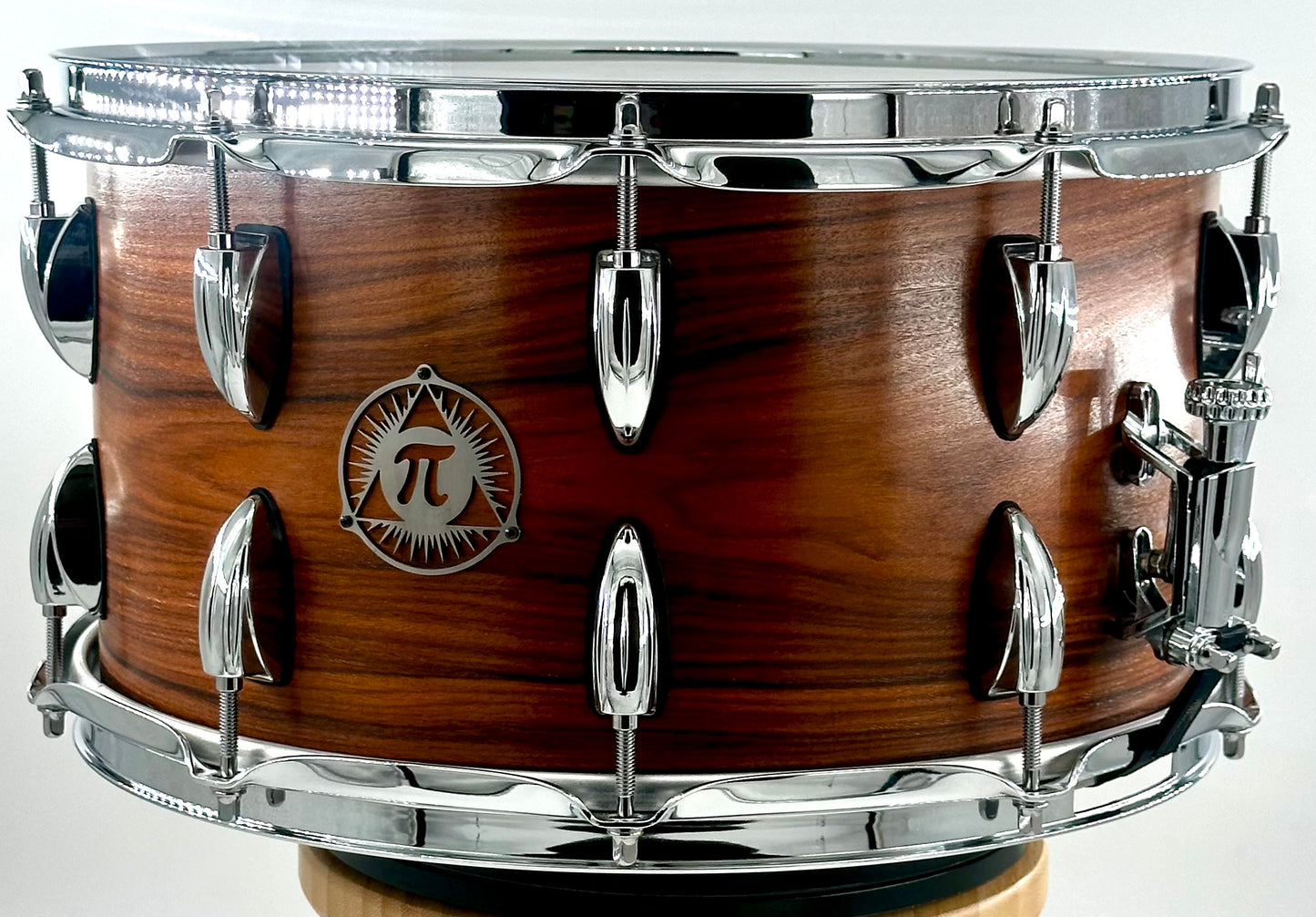 Pi Drum Company 14" x 7" Rosewood/Walnut Snare-Pi Drum Company-Atlanta Drum Shop