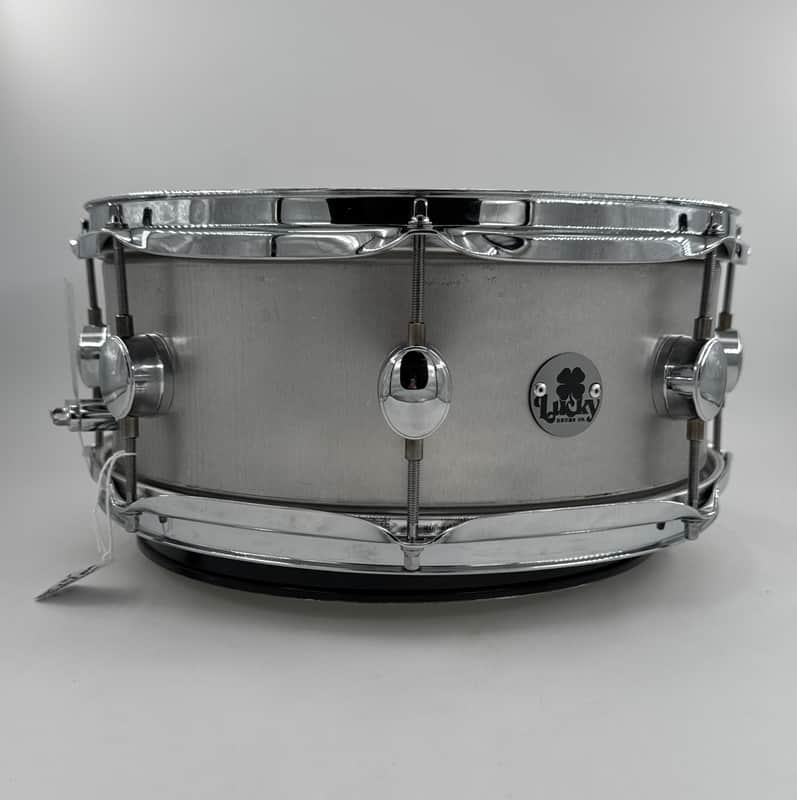Lucky 14” x 5.75” Brushed Aluminum Snare-Lucky Drum Co-Atlanta Drum Shop